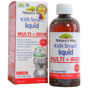 Nature's Way Kids Smart Liquid Multi + Iron - Hỗ trợ nâng cao sức đề kháng cho trẻ